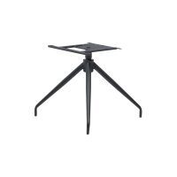 Interliving Esszimmer Serie 5122 – Armlehnstuhl onyxfarbene Mikrofaser & mattschwarzes Metall
