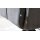Interliving Esszimmer Serie 5122 – Armlehnstuhl onyxfarbene Mikrofaser & mattschwarzes Metall