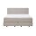 Interliving Bettensystem Serie 1420 - Boxspringbett naturfarbener Stoffbezug Cleo - Liegefläche ca. 180 x 200 cm