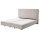 Interliving Bettensystem Serie 1420 - Boxspringbett naturfarbener Stoffbezug Cleo - Liegefläche ca. 180 x 200 cm