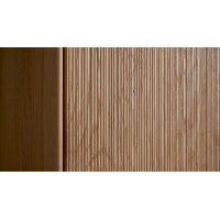 Interliving Wohnzimmer Serie 2033 - Wohnwand Asteiche - dreiteilig, Breite ca. 303 cm