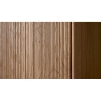 Interliving Wohnzimmer Serie 2033 - Wohnwand Asteiche - dreiteilig, Breite ca. 296 cm