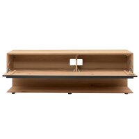 Interliving Wohnzimmer Serie 2033 - Wohnwand Asteiche - dreiteilig, Breite ca. 296 cm