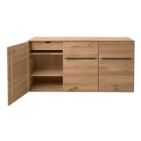 Interliving Wohnzimmer Serie 2033 - Sideboard Asteiche - drei Türen, Breite ca. 182 cm