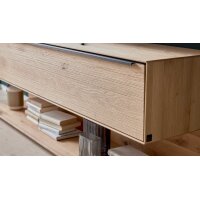 Interliving Wohnzimmer Serie 2033 - Lowboard Asteiche - eine Klapptür, Länge ca. 182 cm