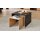 Interliving Wohnzimmer Serie 2033 - Couchtisch-Set schwarze & biancofarbene Asteiche - zweiteilig