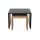 Interliving Wohnzimmer Serie 2033 - Couchtisch-Set schwarze & biancofarbene Asteiche - zweiteilig