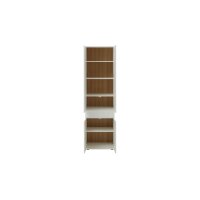 Interliving Wohnzimmer Serie 2031 - Homeoffice-Kombination Tonweiß & Risseiche - Länge ca. 255 cm