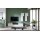 Interliving Wohnzimmer Serie 2031 - Wohnlösung Tonweiß & graues Glas - Länge ca. 270 cm