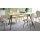 Interliving Esszimmer Serie 5115 - Esstisch astige Eiche & anthrazitfarbenes Metall - ca. 200 x 90 cm