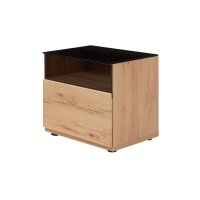 Interliving Wohnzimmer Serie 2031 - Wohnwand Balkenbuche - Länge ca. 330 cm