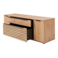 Interliving Wohnzimmer Serie 2032 - Wohnwand Risseiche - Länge ca. 330 cm