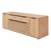 Interliving Wohnzimmer Serie 2032 - Wohnwand Risseiche - Länge ca. 330 cm
