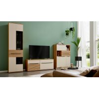 Interliving Wohnzimmer Serie 2032 - Wohnwand Sandbeige...