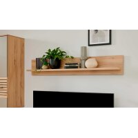 Interliving Wohnzimmer Serie 2032 - Wandboard Risseiche - Länge ca. 180 cm