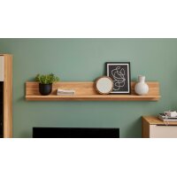 Interliving Wohnzimmer Serie 2032 - Wandboard Balkenbuche - Länge ca. 180 cm
