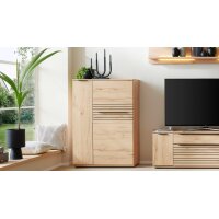 Interliving Wohnzimmer Serie 2032 - Highboard Risseiche -...
