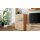 Interliving Wohnzimmer Serie 2032 - Highboard Risseiche - zwei Türen, Breite ca. 90 cm