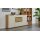 Interliving Wohnzimmer Serie 2032 - Sideboard Sandbeige & Risseiche - zwei Türen, drei Schubladen, Länge ca. 150 cm