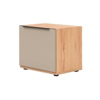 Interliving Wohnzimmer Serie 2032 - Wohnwand Grau & Risseiche- Länge ca. 270 cm
