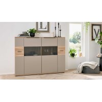 Interliving Wohnzimmer Serie 2032 - Highboard Grau &...