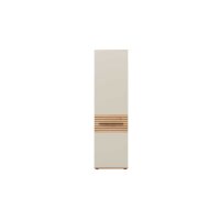 Interliving Wohnzimmer Serie 2032 - Vitrine Sandbeige & Risseiche - dreiteilig, Länge ca. 150 cm