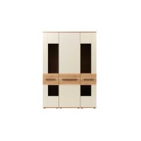 Interliving Wohnzimmer Serie 2032 - Vitrine Sandbeige...