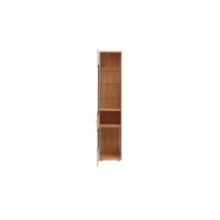 Interliving Wohnzimmer Serie 2032 - Vitrine Sandbeige & Risseiche - dreiteilig, Länge ca. 150 cm