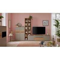 Interliving Wohnzimmer Serie 2032 - Wohnwand Grau &...