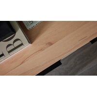 Interliving Wohnzimmer Serie 2032 - Lowboard Sandbeige & Balkenbuche - dreiteilig, Länge ca. 210 cm