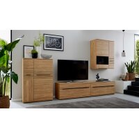 Interliving Wohnzimmer Serie 2032 - Wohnwand Risseiche -...