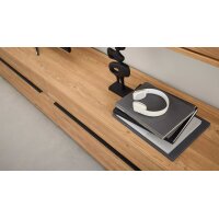 Interliving Wohnzimmer Serie 2032 - Wohnwand Risseiche - Länge ca. 345 cm