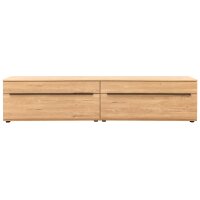 Interliving Wohnzimmer Serie 2032 - Wohnwand Risseiche - Länge ca. 345 cm