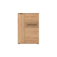 Interliving Wohnzimmer Serie 2032 - Wohnwand Risseiche - Länge ca. 345 cm