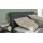 Interliving Kleiderschrank Serie 1207 Bettgestell Satingrau & anthrazitfarbener Bezug Stone - Liegefläche ca. 180 x 200 cm