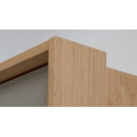 Interliving Kleiderschrank Serie 1210 – Passepartout Balkeneiche - für ca. 300 cm Breite