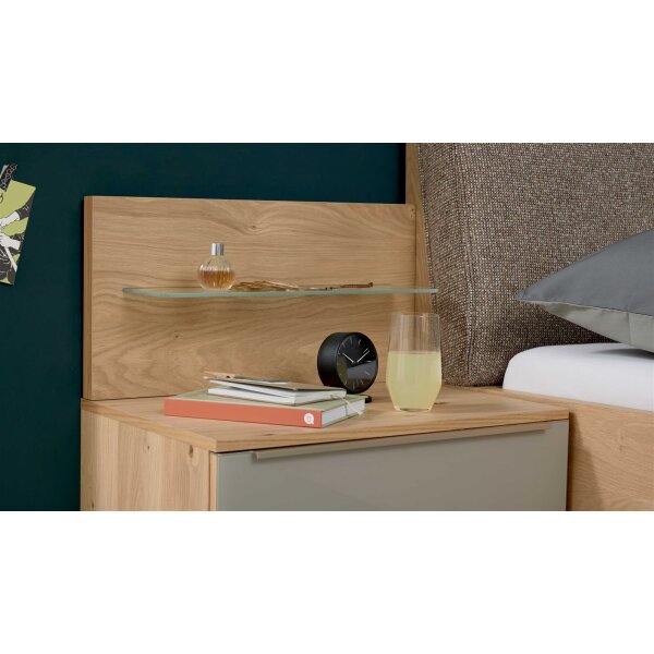Interliving Kleiderschrank Serie 1207 – Paneelaufsatz links - Balkeneiche, Breite ca. 60 cm