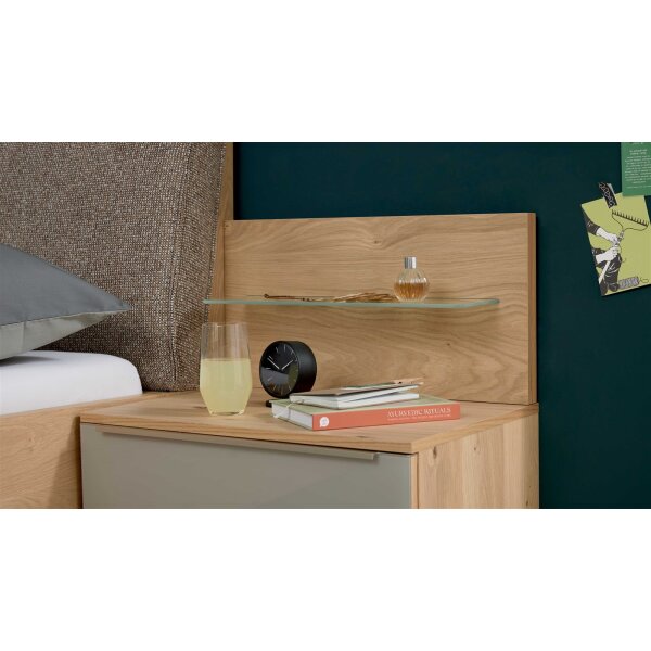 Interliving Kleiderschrank Serie 1207 – Paneelaufsatz rechts - Balkeneiche, Breite ca. 60 cm