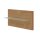 Interliving Kleiderschrank Serie 1207 – Paneelaufsatz rechts - Balkeneiche, Breite ca. 60 cm