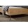 Interliving Kleiderschrank Serie 1207 - Bettgestell Balkeneiche & taupefarbener Webstoff Caesar - Liegefläche ca. 180 x 200 cm