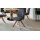 Interliving Esszimmer Serie 5102 – Polsterstuhl mit Drehfunktion graphitfarbene Mikrofaser Atlantis & Wildeiche