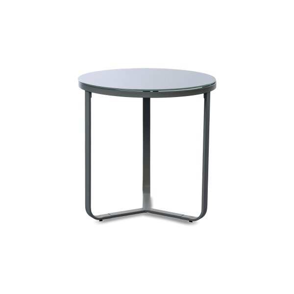 Couchtisch Boston 1 Grau - Durchmesser ca. 50 cm