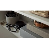 Interliving Garderobe Serie 6012 - Garderoben-Set graubeiger Mattlack - fünfteilig