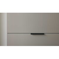 Interliving Garderobe Serie 6012 - Garderoben-Set graubeiger Mattlack - fünfteilig