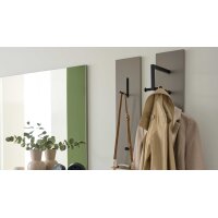 Interliving Garderobe Serie 6012 - Garderoben-Set graubeiger Mattlack - fünfteilig