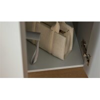 Interliving Garderobe Serie 6012 - Garderoben-Set graubeiger Mattlack - fünfteilig