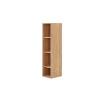 Interliving Wohnzimmer Serie 2032 - Sideboard mit Regalkombination Sandbeige & Risseiche - Länge ca. 210 cm