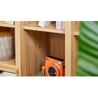 Interliving Wohnzimmer Serie 2032 - Sideboard mit Regalkombination Sandbeige & Risseiche - Länge ca. 210 cm