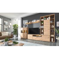 Interliving Wohnzimmer Serie 2110 - Wohnwand Alteiche -...