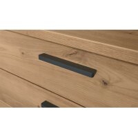 Interliving Wohnzimmer Serie 2110 - Wohnwand Alteiche - Breite ca. 345 cm